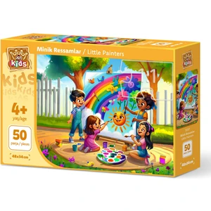 Art Puzzle Art Çocuk Minik Ressamlar 50 Parça Puzzle