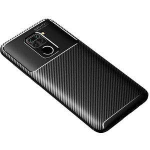 Xiaomi Redmi Note 9 Kılıf Negro Karbon Desen Silikon