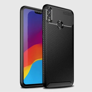 Huawei Honor 8x Kılıf Negro Karbon Desen Silikon