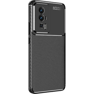 Xiaomi Poco F5 Pro Kılıf Negro Karbon Desen Silikon