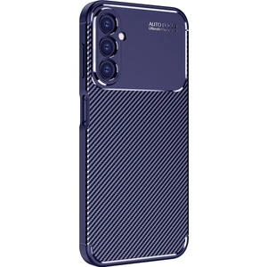 Samsung Galaxy M34 Kılıf Negro Karbon Desen Silikon + Ekran Koruyucu