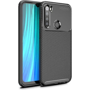 Xiaomi Redmi Note 8 Kılıf Negro Karbon Desen Silikon