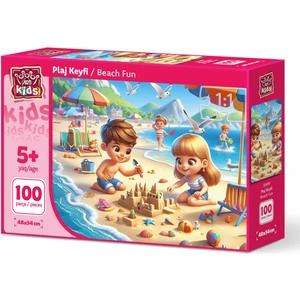 Art Puzzle Art Çocuk Plaj Keyfi 100 Parça Puzzle