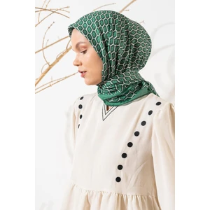 Kadın Lale Desen Soft Eşarp