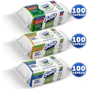 Yüzey Temizleme Havlusu 100'lü 3 x 100 Sedir Ağacı - Beyaz Sabun - Okaliptus