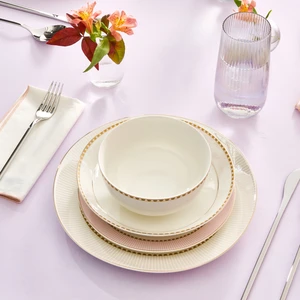 Elegance Bone Moonlight 24 Parça 6 Kişilik Yemek Takımı