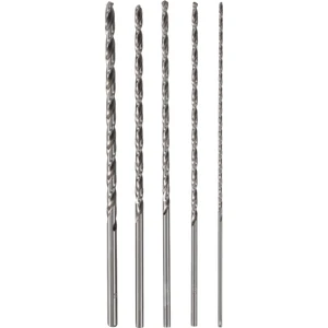 5 Adet Ekstra Uzun Yüksek Hız Çeliği Matkap Ucu Setleri Düz Saplı Büküm Matkap Ucu Aracı 2-5mm Ahşap (Yurt Dışından)