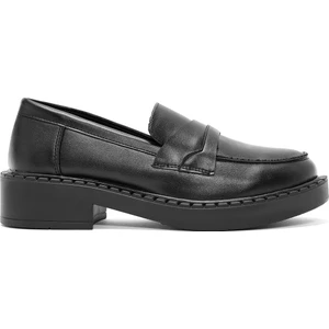 Kadın Siyah Maskülen Loafer 24WFE252418
