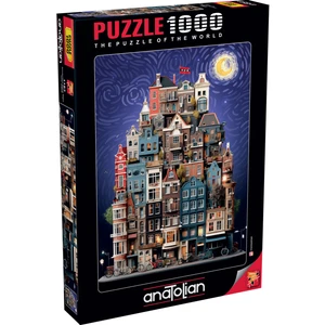 1000 Parçalık Puzzle - Amsterdam Starry Night 1183