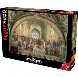 3000 Parça Atina Okulu Puzzle Aile İçin Eğlenceli Zorluk Seviyesi Yüksek