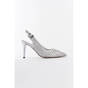 Capone Outfitters Taşlı Fileli Stiletto