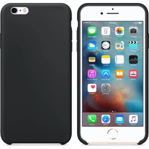Apple iPhone 6S Altı Açık Liquit Lansman Silikon Gece Siyahı