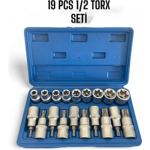 Torx Anahtar 1/2 19 Parça E Lokma & Torx Lokma Takımı Ürün