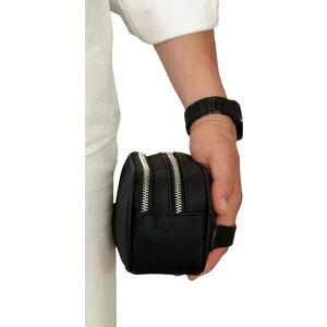 Erkek Dana Derisi El Çantası Siyah