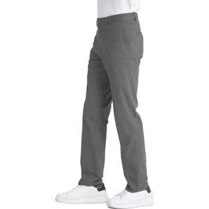 Erkek Füme Cepli Casual Chino Regular Kesim Likralı Kanvas Pantolon