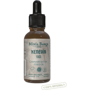 Minia Bahçe Kenevir Tohumu Sabit  Yağı, %100 Saf, 30 ml