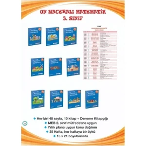 Metafor 3.sınıf On Maceralı Matematik Seti