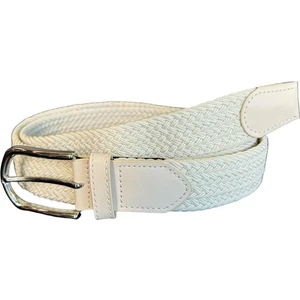 Beyaz Elastik Esnek Unisex Örgü Kemer - 8500-19