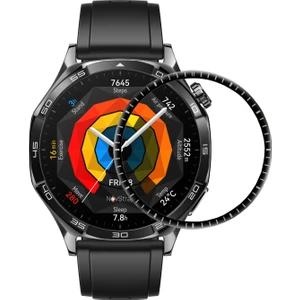Novstrap Huawei Watch Gt5 46MM ile Uyumlu Ekran Koruyucu Nano Esnek Cam Tam Kaplayan Ppma