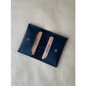 Alesta Leather El Yapımı Hakiki Deri Kartlık