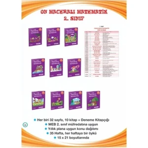 Metafor 2.sınıf On Maceralı Matematik Seti