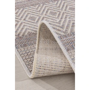 Koza Home Vivaldi Kahve Mavi Halı Kilim Salon Oturma Odası Yolluk Yatak Odası Koridor Halısı A0057A