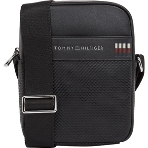 Tommy Hilfiger Siyah 18X205X5 cm Erkek Postacı Çantası Th Corp Texture Mnı Reporter
