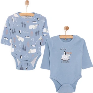 Erkek 2li Uzun Kol Body Erkek Bebek