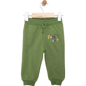 HelloBaby Basic Kamp Yazılı Az Şardonlu Eşofman Alt Erkek Bebek