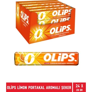 Limon Portakal Aromalı Şeker 28 gr - 24 Adet