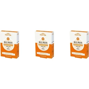 New Life B12 Plus 60 Dilaltı Tablet 3 Adet