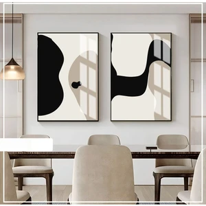 2'li Dikey Çerçeveli Cam Tablo