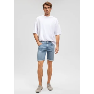 Brian Sporty Puslu Açık Mavi Jean Şort  0418487659