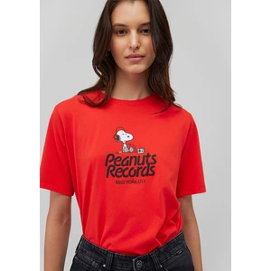 Snoopy Baskılı Kırmızı Tişört 1612850-70470