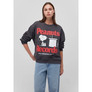 Snoopy Baskılı Antrasit Sweatshirt 1S10257-70087