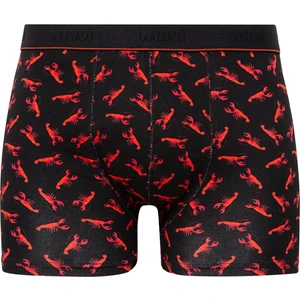 Istakoz Baskılı Siyah Boxer 0911307-900