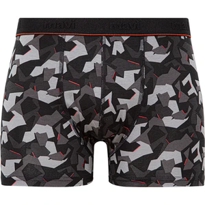 Kamuflaj Baskılı Siyah Boxer 0911375-900