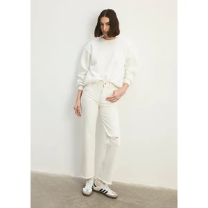 Barcelona Kolej Beyaz Jean Pantolon101047-86438