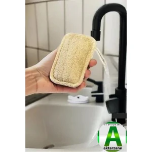 Orijinal Doğal Kabak Lifi Süngeri Mutfak Süngeri Ipli Bulaşık Yıkama