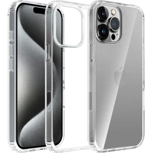 Iphone 16 Pro Max Kılıf Süper Şeffaf Silikon Kapak