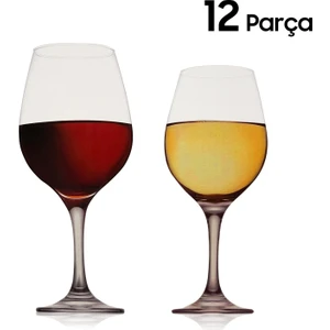 Amber 6 + 6 Kadeh (12'li Kadeh Seti)