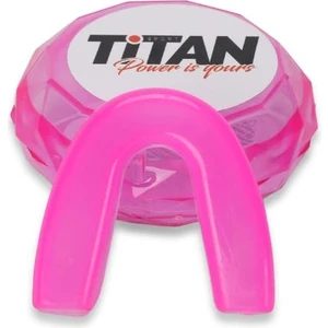 Titan Sport Silikon Dişlik Boks, Kickboks Muay PEMBE Yeni Model Dişlik + Saklama Kabı