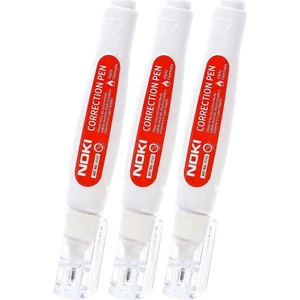 Kalem Daksil 3 Adet Noki Sıvı Düzeltme Kalemi Tükenmez Kalem Pilot Kalem Mürekkep Kapatıcı Kalem Silici Örtücü