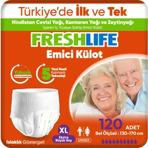 Xlarge Emici Külot 30’Lu 4 Paket (120 Adet)