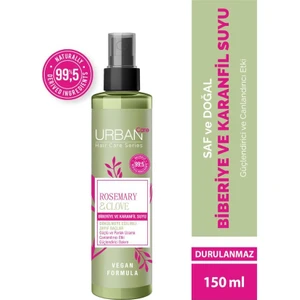 Urban Care Rosemary & Clove Biberiye ve Karanfil Suyu % 99.5 Doğal ve Saf 150 ml