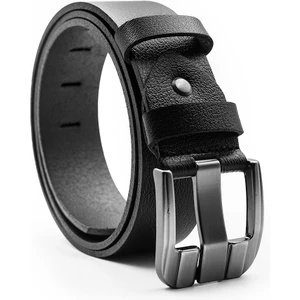 Erkek Hakiki Deri Siyah Kemer