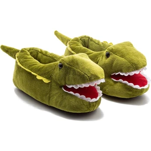 Dinos-2 Çocuk Hayvanlı Panduf Yeşil 30/38 EE0570