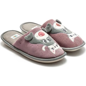 Chaki Kadın Ev Terliği Bordo 36/41