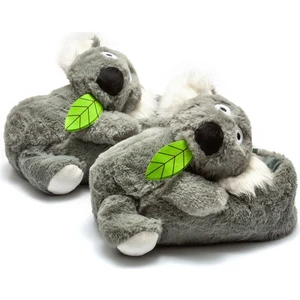 Koala Kadın,garson Boy Hayvanlı Panduf Gri 36/41 AA0634
