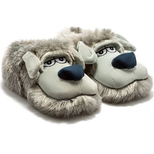 Gobi Erkek Hayvanlı Panduf Gri 41/46 CC0513
